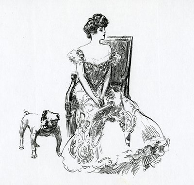 A Gibson Girl, c.1902 by Charles Dana Gibson